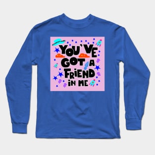 pink frienship Long Sleeve T-Shirt